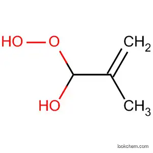Molecular Structure of 590389-14-3 (2-Propen-1-ol, 1-hydroperoxy-2-methyl-)