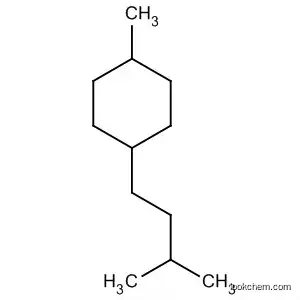 Molecular Structure of 590402-52-1 (Cyclohexane, 1-methyl-4-(3-methylbutyl)-)
