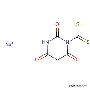 Molecular Structure of 590423-48-6 (1(2H)-Pyrimidinecarbodithioic acid, tetrahydro-2,4,6-trioxo-,
monosodium salt)