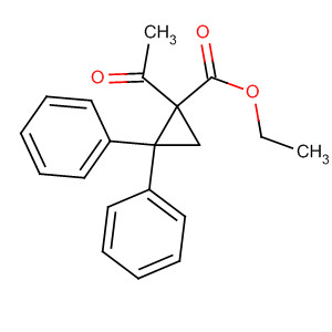 Cyclopropanecarboxylic acid, 1-acetyl-2,2-diphenyl-, ethyl ester