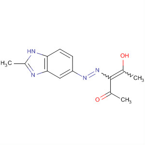 3-Penten-2-one, 4-hydroxy-3-[(2-methyl-1H-benzimidazol-5-yl)azo]-