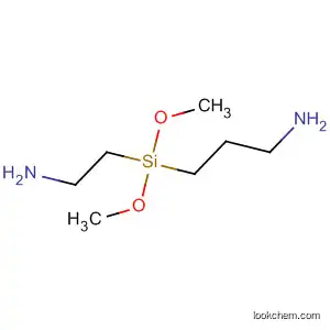 Molecular Structure of 59976-05-5 (1-Propanamine, 3-[(2-aminoethyl)dimethoxysilyl]-)