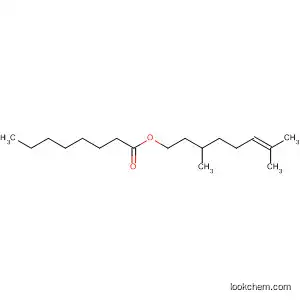 Molecular Structure of 72934-05-5 (Octanoic acid, 3,7-dimethyl-6-octenyl ester)