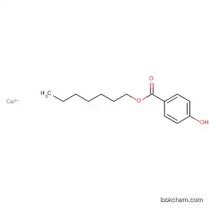 Molecular Structure of 7339-90-4 (Benzoic acid, 4-hydroxy-, heptyl ester, calcium salt)