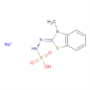 Molecular Structure of 99876-90-1 (Hydrazinesulfonic acid, (3-methyl-2(3H)-benzothiazolylidene)-,
monosodium salt)