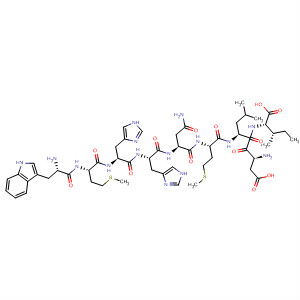 L-Isoleucine,
L-tryptophyl-L-methionyl-L-histidyl-L-histidyl-L-asparaginyl-L-methionyl-L-a
-aspartyl-L-leucyl-(261172-28-5)