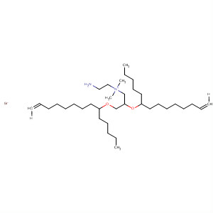 Molecular Structure of 299207-54-8 (1-Propanaminium,
N-(2-aminoethyl)-N,N-dimethyl-2,3-bis[(9Z)-9-tetradecenyloxy]-,
bromide)