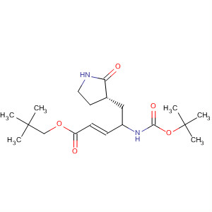 2-Pentenoic acid,  4-[[(1,1-dimethylethoxy)carbonyl]amino]-5-[(3S)-2-oxo-3-pyrrolidinyl]-,  2,2-dimethylpropyl ester, (2E,4S)-