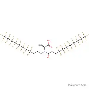 Molecular Structure of 385384-92-9 (b-Alanine,
N-(4,4,5,5,6,6,7,7,8,8,9,9,10,10,11,11,11-heptadecafluoro-1-oxoundec
yl)-N-(4,4,5,5,6,6,7,7,8,8,9,9,10,10,11,11,11-heptadecafluoroundecyl)-)