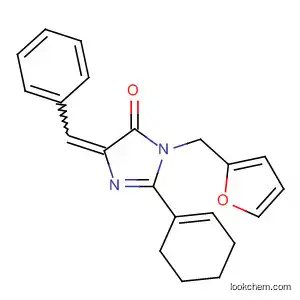 4H-Imidazol-4-one,
3-(2-furanylmethyl)-3,5-dihydro-2-phenyl-5-(phenylmethylene)-