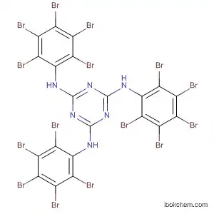 Molecular Structure of 459433-13-7 (1,3,5-Triazine-2,4,6-triamine, N,N',N''-tris(pentabromophenyl)-)