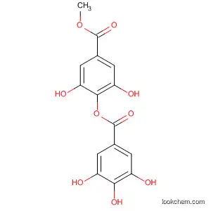 Molecular Structure of 465540-53-8 (Benzoic acid, 3,5-dihydroxy-4-[(3,4,5-trihydroxybenzoyl)oxy]-, methyl
ester)