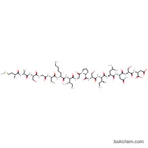 Molecular Structure of 467424-73-3 (L-Aspartic acid,
L-methionyl-L-alanyl-L-serylglycyl-L-cysteinyl-L-lysyl-L-isoleucylglycyl-L-prol
yl-L-seryl-L-isoleucyl-L-leucyl-L-asparaginyl-L-seryl-)