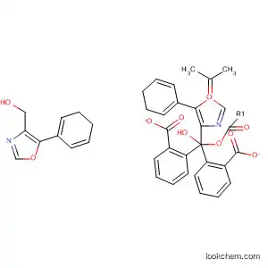 Molecular Structure of 482629-43-6 (4-Oxazolemethanol, 2,2'-(1-methylethylidene)bis[4,5-dihydro-5-phenyl-,
dibenzoate (ester), (4S,4'S,5S,5'S)-)