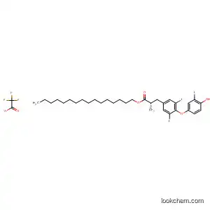 Molecular Structure of 591773-25-0 (L-Tyrosine, O-(4-hydroxy-3-iodophenyl)-3,5-diiodo-, hexadecyl ester,
trifluoroacetate (salt))