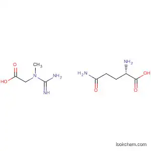 Molecular Structure of 592465-34-4 (L-Glutamine, compd. with N-(aminoiminomethyl)-N-methylglycine (1:1))