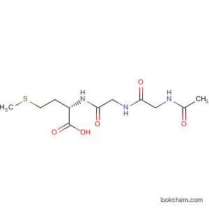 Molecular Structure of 59479-94-6 (L-Methionine, N-[N-(N-acetylglycyl)glycyl]-)
