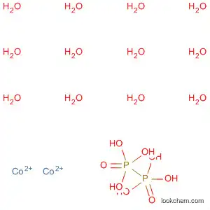Molecular Structure of 597550-55-5 (Diphosphoric acid, cobalt(2+) salt (1:2), hexahydrate)