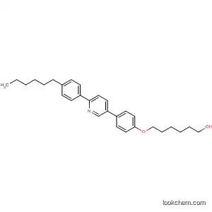 Molecular Structure of 618905-74-1 (1-Hexanol, 6-[4-[6-(4-hexylphenyl)-3-pyridinyl]phenoxy]-)