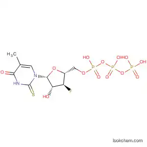 Molecular Structure of 667426-99-5 (Thymidine 5'-(tetrahydrogen triphosphate), 3'-deoxy-3'-fluoro-2-thio-)