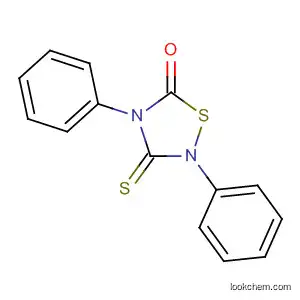 Molecular Structure of 100537-34-6 (1,2,4-Thiadiazolidin-5-one, 2,4-diphenyl-3-thioxo-)