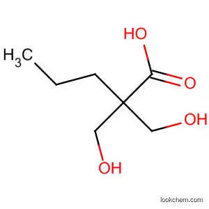 Molecular Structure of 10097-03-7 (Pentanoic acid, 2,2-bis(hydroxymethyl)-)