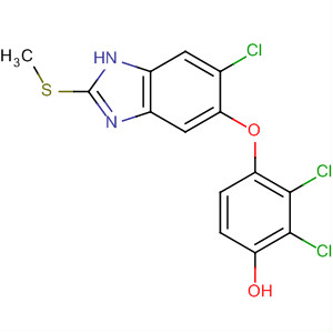 Phenol,
2,3-dichloro-4-[[6-chloro-2-(methylthio)-1H-benzimidazol-5-yl]oxy]-