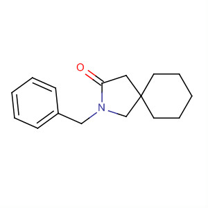 Molecular Structure of 116725-67-8 (2-Azaspiro[4.5]decan-3-one, 2-(phenylmethyl)-)