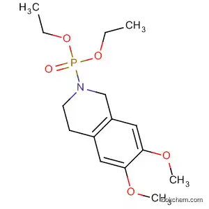 Molecular Structure of 121580-36-7 (Phosphonic acid, (3,4-dihydro-6,7-dimethoxy-2(1H)-isoquinolinyl)-,
diethyl ester)