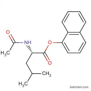 Molecular Structure of 146445-75-2 (L-Leucine, N-acetyl-, 1-naphthalenyl ester)