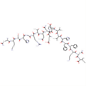 Molecular Structure of 148305-88-8 (L-Isoleucine,
L-glutaminyl-L-lysyl-L-seryl-L-histidylglycyl-L-arginyl-L-threonyl-L-glutaminyl-
L-a-aspartyl-L-a-glutamyl-L-asparaginyl-L-prolyl-L-valyl-L-valyl-L-histidyl-L-
phenylalanyl-L-phenylalanyl-L-lysyl-L-asparaginyl-)