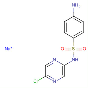 Molecular Structure of 14999-60-1 (Benzenesulfonamide, 4-amino-N-(5-chloropyrazinyl)-, sodium salt)