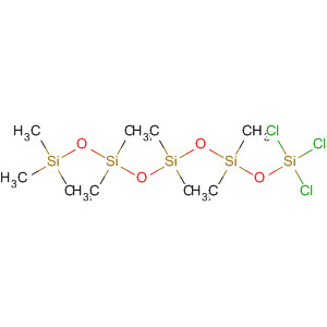 Molecular Structure of 161760-64-1 (Pentasiloxane, 1,1,1-trichloro-3,3,5,5,7,7,9,9,9-nonamethyl-)