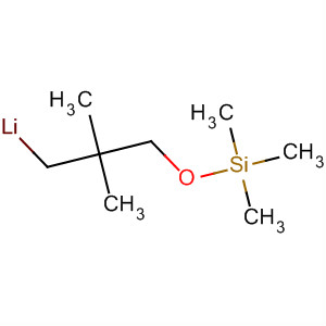 Molecular Structure of 166256-98-0 (Lithium, [2,2-dimethyl-3-[(trimethylsilyl)oxy]propyl]-)