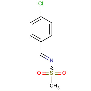 Molecular Structure of 16715-05-2 (Methanesulfonamide, N-[(4-chlorophenyl)methylene]-)