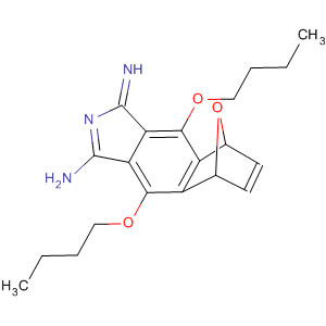 Molecular Structure of 175599-61-8 (5,8-Epoxy-1H-benz[f]isoindol-3-amine,
4,9-dibutoxy-5,8-dihydro-1-imino-)
