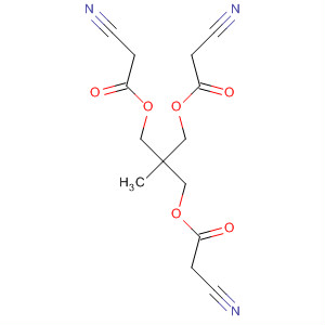 Molecular Structure of 178671-69-7 (Acetic acid, cyano-, 2,2-bis[[(cyanoacetyl)oxy]methyl]-1,3-propanediyl
ester)