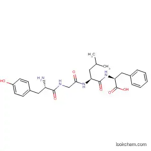 Molecular Structure of 198284-23-0 (L-Phenylalanine, L-tyrosylglycyl-L-leucyl-)