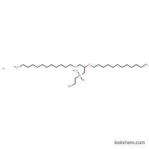 Molecular Structure of 199171-54-5 (1-Propanaminium,
2,3-bis(dodecyloxy)-N-(2-hydroxyethyl)-N,N-dimethyl-, bromide)