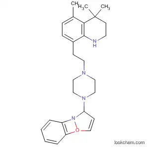 Molecular Structure of 677708-58-6 (Quinoline,
8-[2-[4-(1,2-benzisoxazol-3-yl)-1-piperazinyl]ethyl]-1,2,3,4-tetrahydro-4,
4,5-trimethyl-)