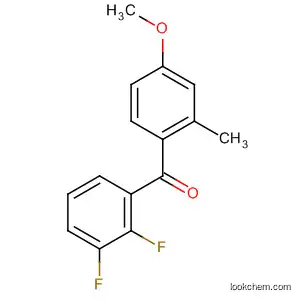 Molecular Structure of 680610-62-2 (Methanone, (2,3-difluorophenyl)(4-methoxy-2-methylphenyl)-)