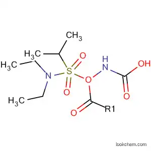 Molecular Structure of 680860-56-4 (Carbamic acid, [(diethylamino)sulfonyl]-, 1-methylethyl ester)