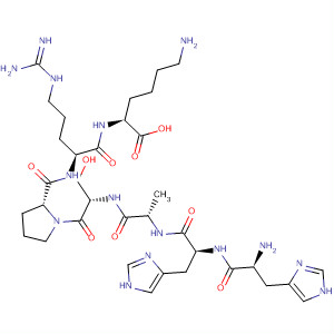 L-Lysine, L-histidyl-L-histidyl-L-alanyl-L-seryl-L-prolyl-L-arginyl-