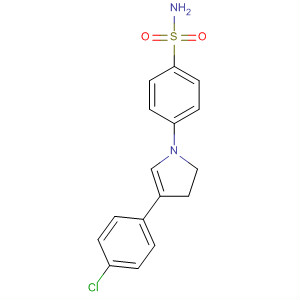 Molecular Structure of 29914-33-8 (Benzenesulfonamide, 4-[4-(4-chlorophenyl)-2,3-dihydro-1H-pyrrol-1-yl]-)
