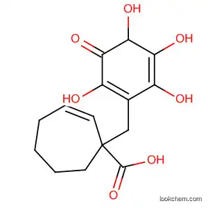 Molecular Structure of 36703-74-9 (5H-Benzocycloheptenecarboxylic acid, 2,3,4,6-tetrahydroxy-5-oxo-)