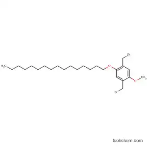 Molecular Structure of 383863-17-0 (Benzene, 1,4-bis(bromomethyl)-2-(hexadecyloxy)-5-methoxy-)