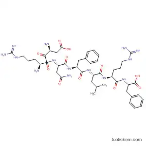 Molecular Structure of 421546-25-0 (L-Phenylalanine,
L-a-aspartyl-L-arginyl-L-asparaginyl-L-phenylalanyl-L-leucyl-L-arginyl-)