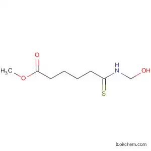 Molecular Structure of 463962-31-4 (Hexanoic acid, 6-(hydroxymethylamino)-6-thioxo-, methyl ester)