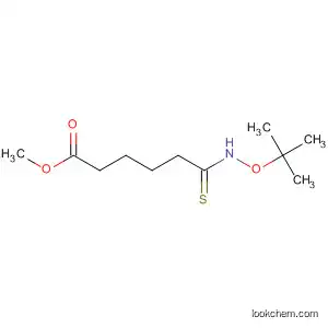 Molecular Structure of 463962-34-7 (Hexanoic acid, 6-[(1,1-dimethylethyl)hydroxyamino]-6-thioxo-, methyl
ester)