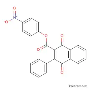 Molecular Structure of 476621-34-8 (2-Naphthalenecarboxylic acid, 1,4-dihydro-1,4-dioxo-3-phenyl-,
4-nitrophenyl ester)